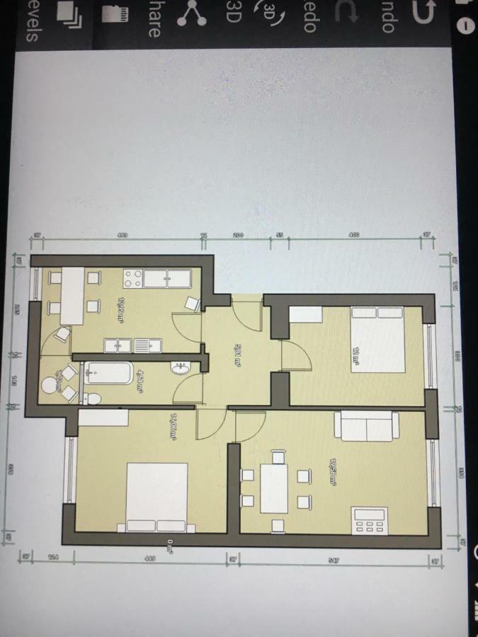 Ferienwohnung In Erfurt Mit Kleinem Balkon, 2 Schlafzimmer 外观 照片